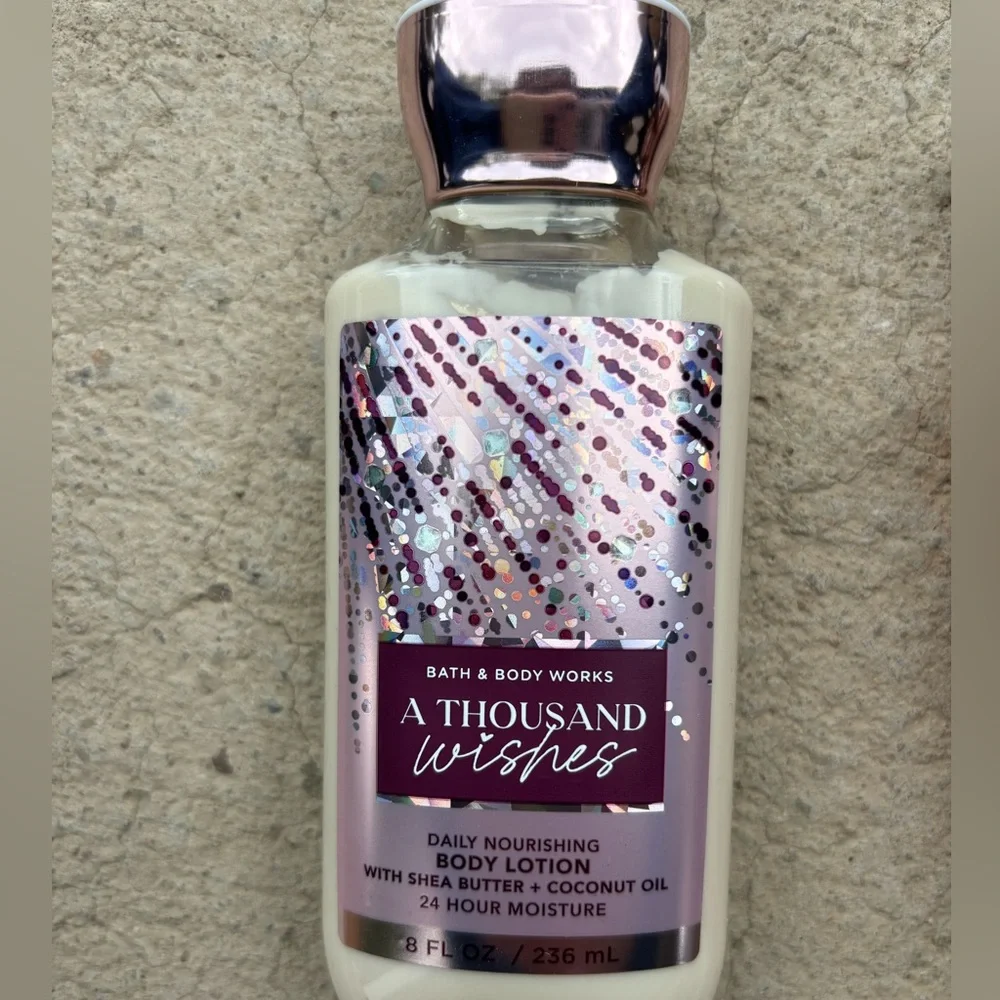 Bath&body works “A thousand wishes” body lotion and body wash